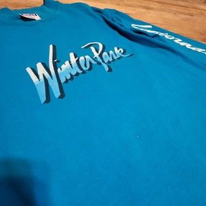 Vintage Single Stitch Hanes Winter Park Colorado 90’s Long Sleeve Made in USA